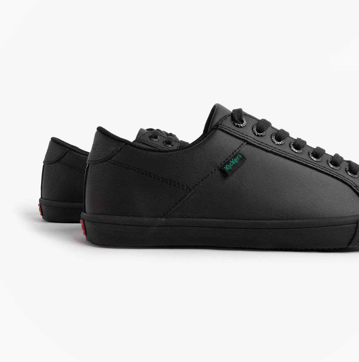 Kickers 116408 KODY LO Unisex School Shoes Black