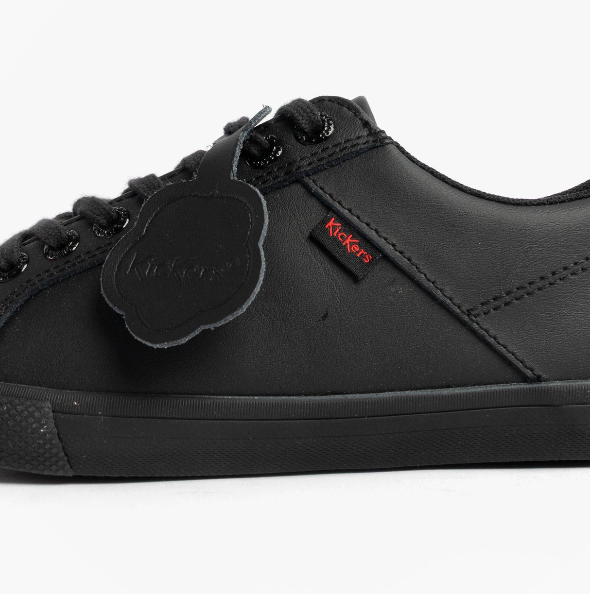 Kickers 116408 KODY LO Unisex School Shoes Black