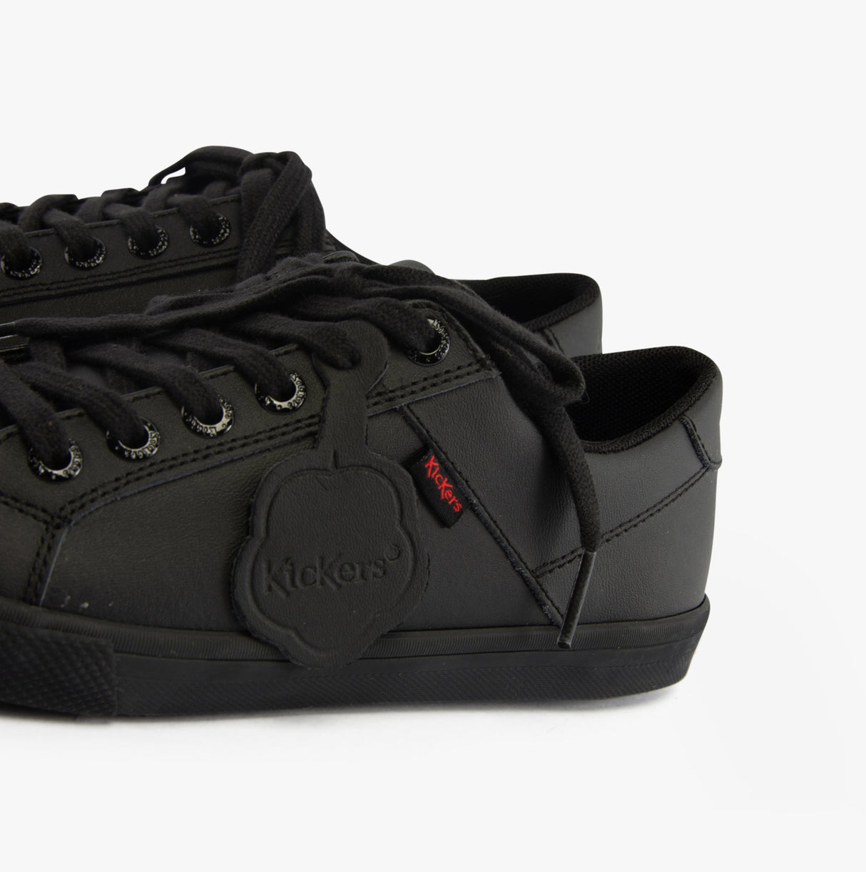 Kickers 116409 KODY LO Unisex School Shoes Black