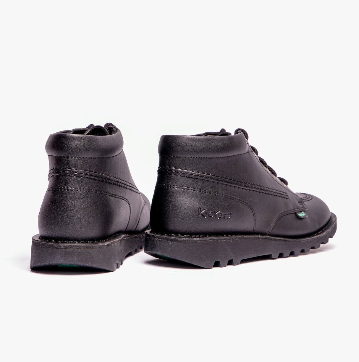 Kickers KICK HI VEGAN SYNT YU Unisex Kids School Shoes Black