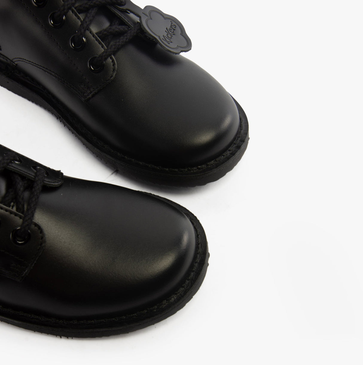 Kickers 117217 KOPI DERBY Boys School Shoes Black