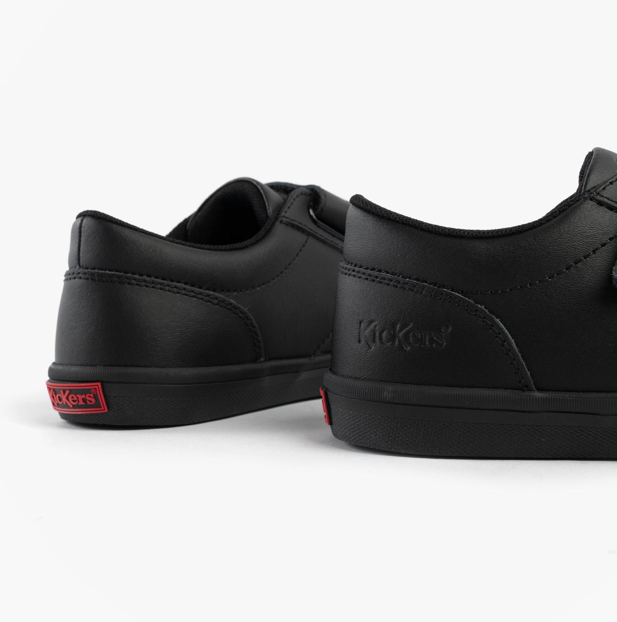 Kickers 117412 KODY TWIN Unisex School Shoes Black