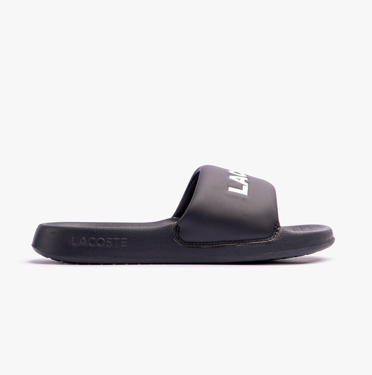 Lacoste SERVE SLIDE 1.0 124 2 Mens Slides Black/White