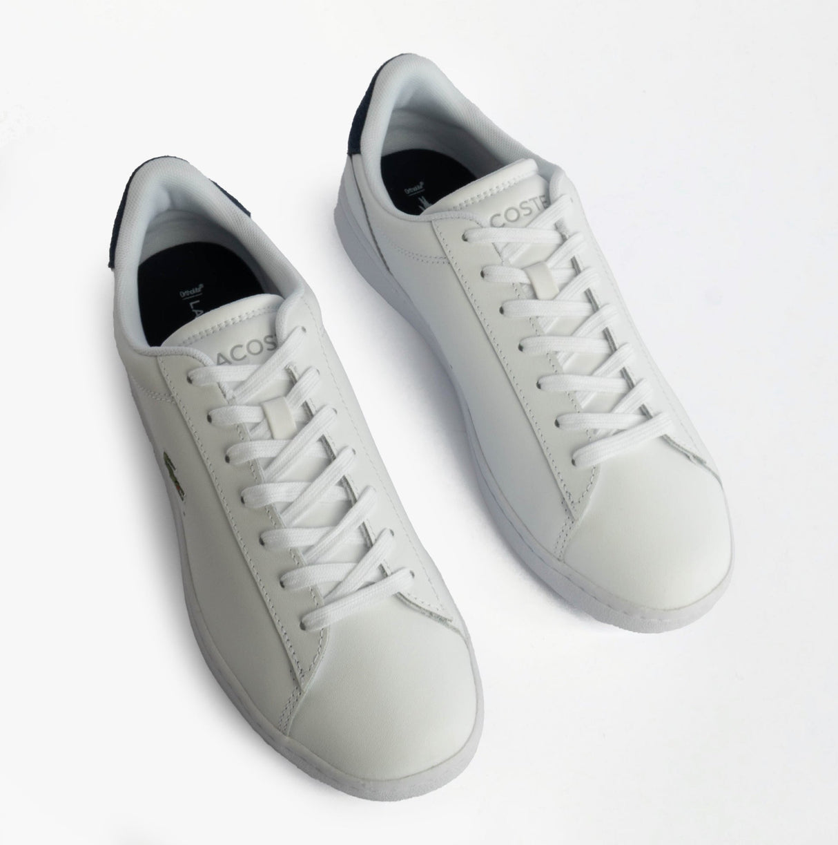 Lacoste CARNABY SET Mens Court Trainers Trainers White/Navy