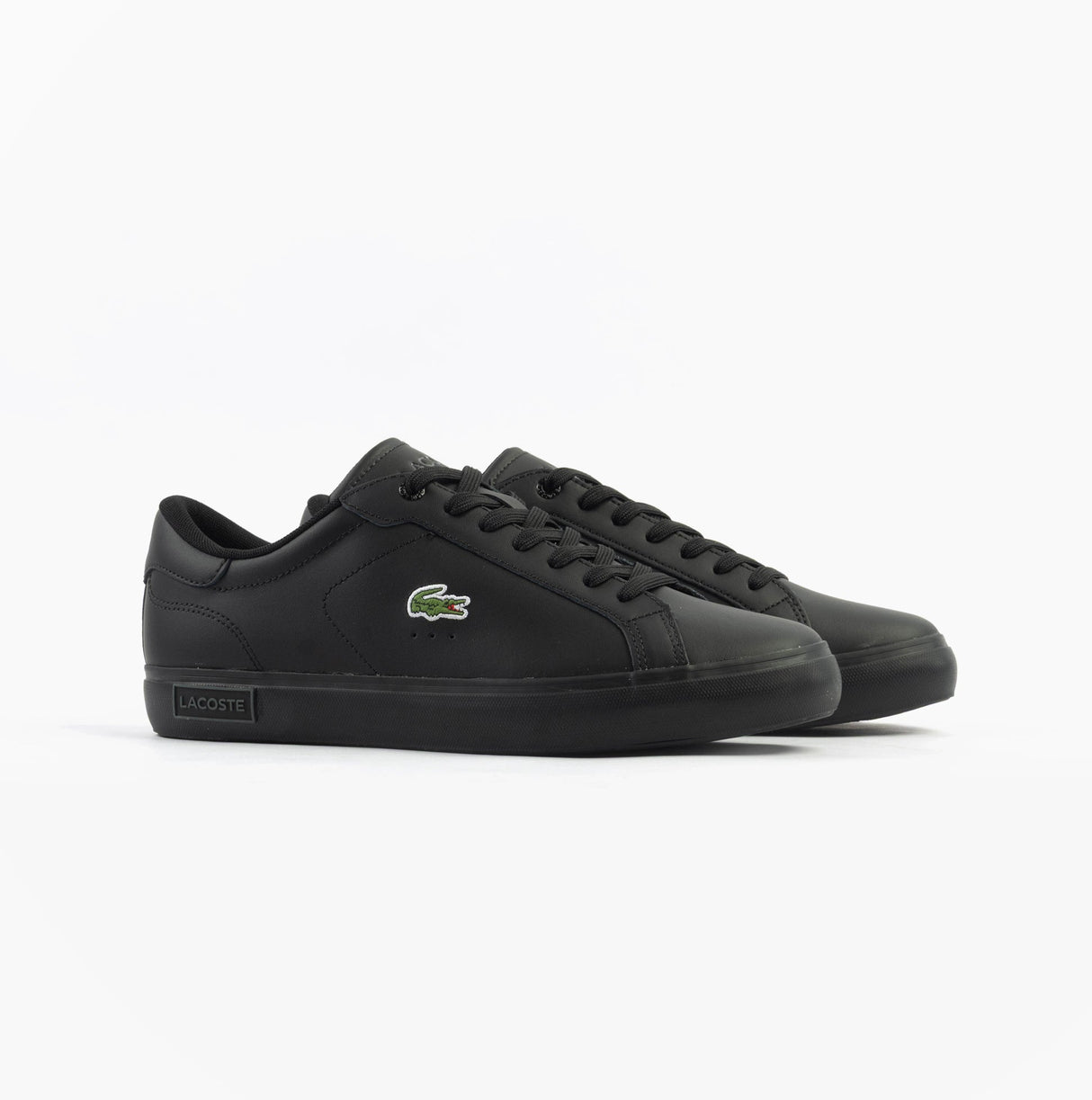 Lacoste POWERCOURT Mens Trainers Black