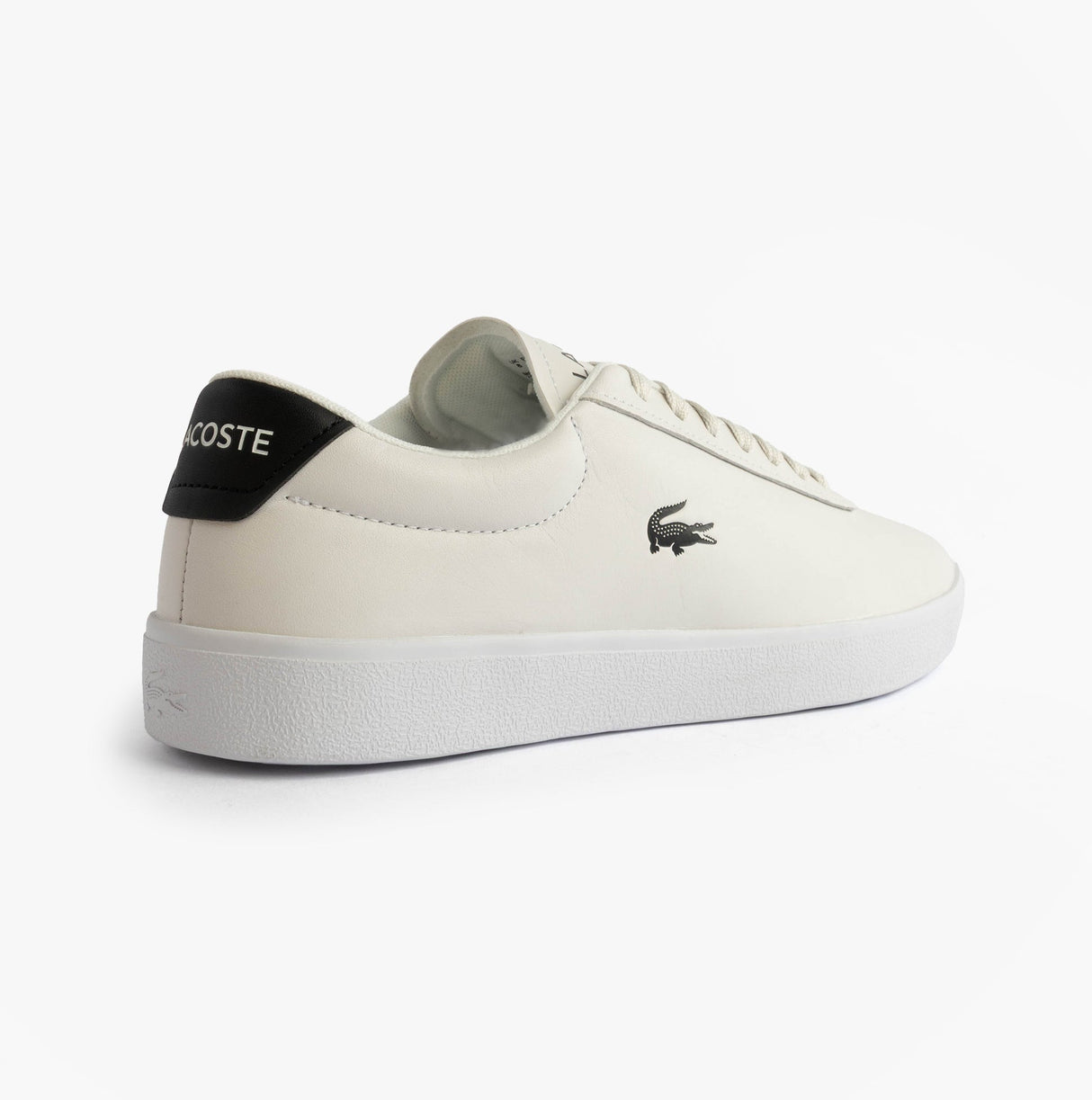 Lacoste BASESHOT EVO Mens Court Trainers Trainers White/Black