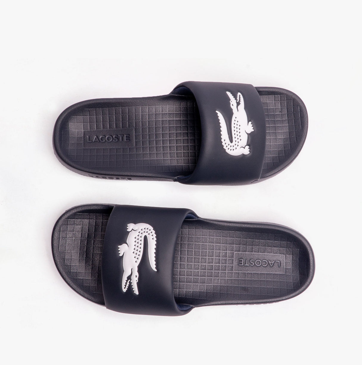 Lacoste SERVE Mens Sliders Navy/White