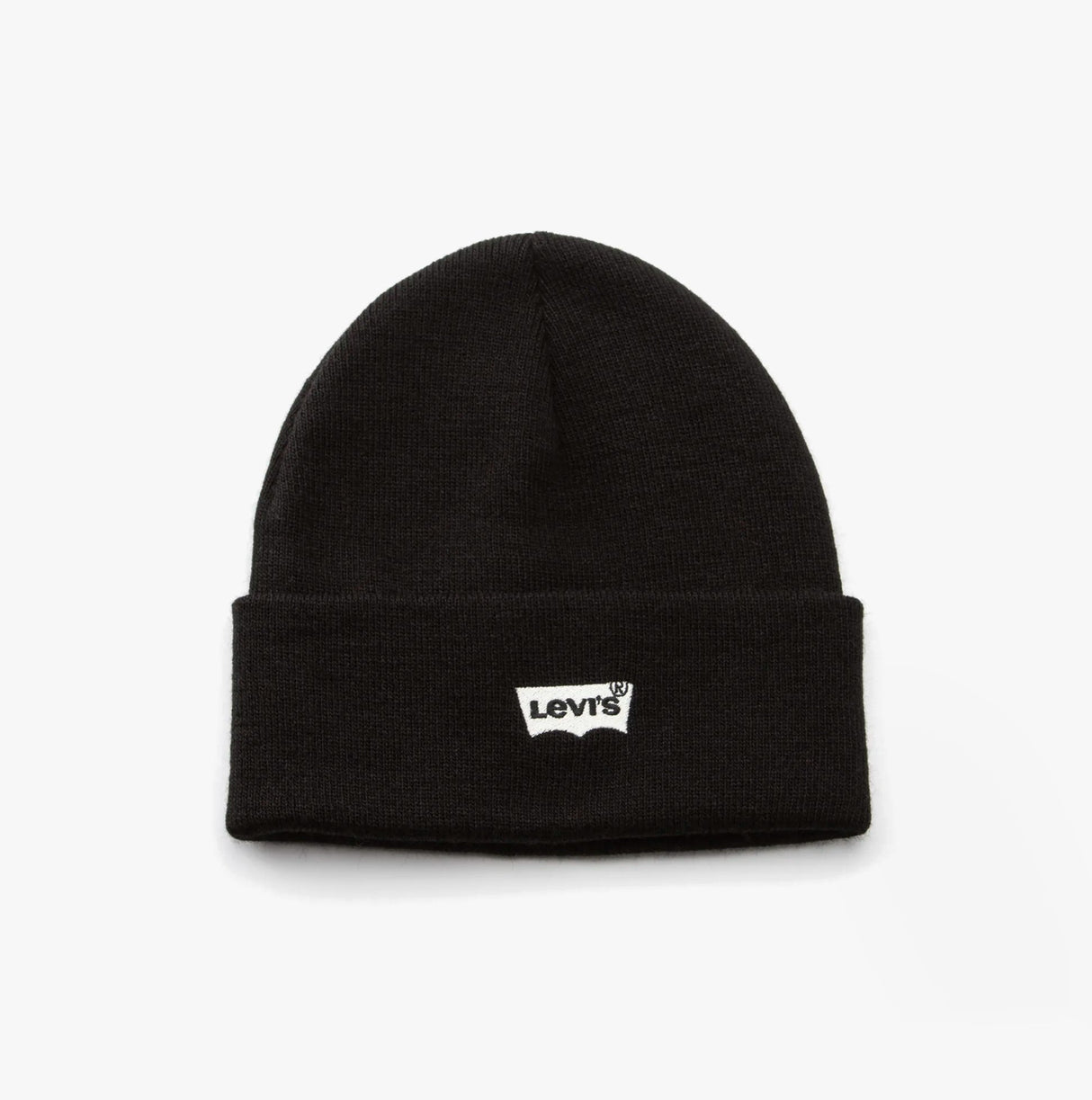 Levi's BATWING EMBROIDERED SLOUCHY BEANIE Mens Black