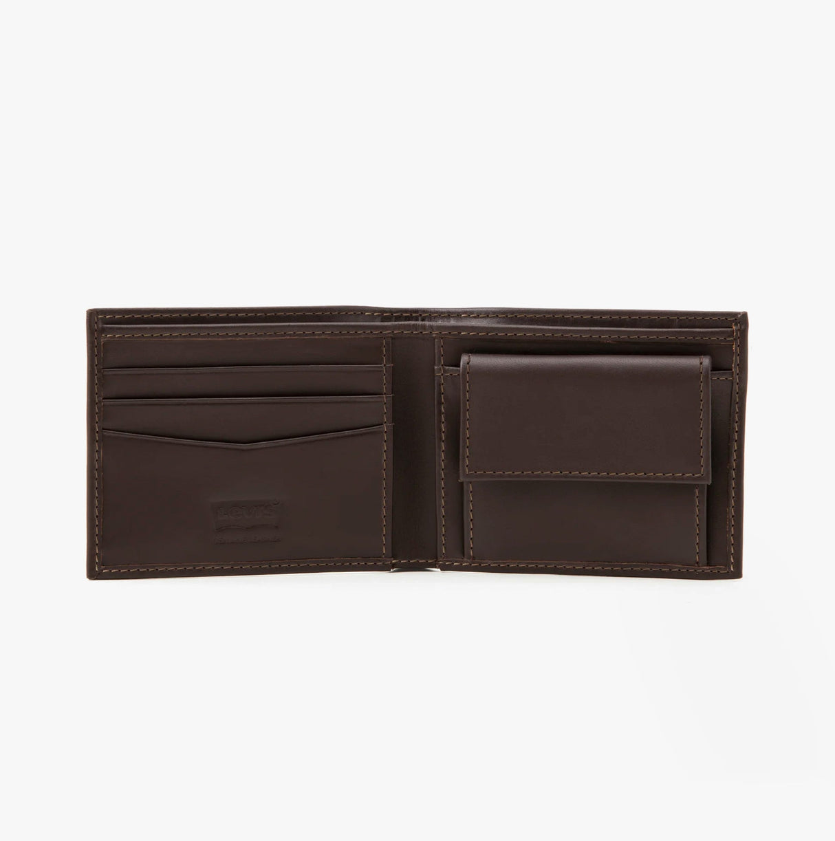 Levi's CASUAL CLASSICS HUNTE COIN BIFOLD Mens Wallet Brown