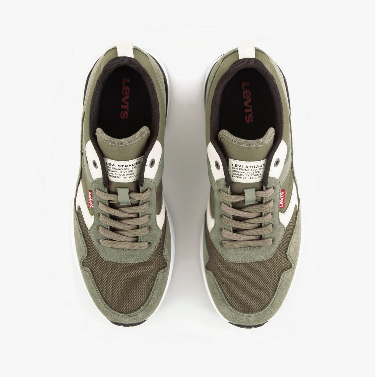 Levi's OATS REFRESH Mens Trainers Dark Khaki