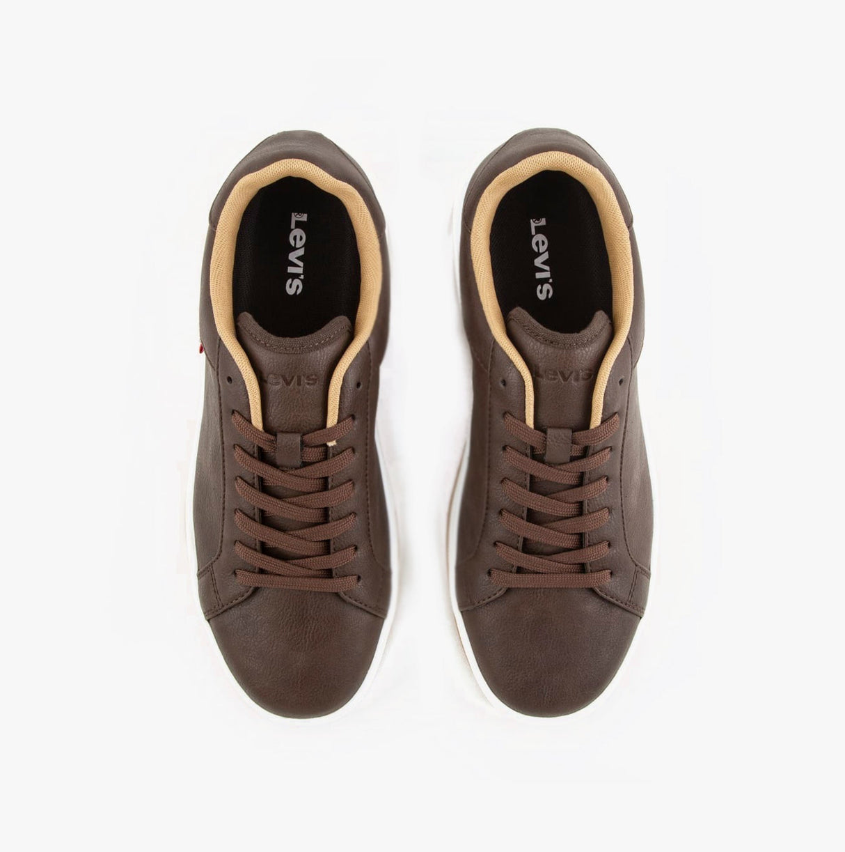 Levi's PIPER Mens Trainers Dark Brown