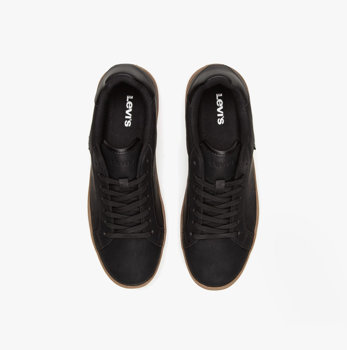 Levi's PIPER Mens Trainers Black/Gum