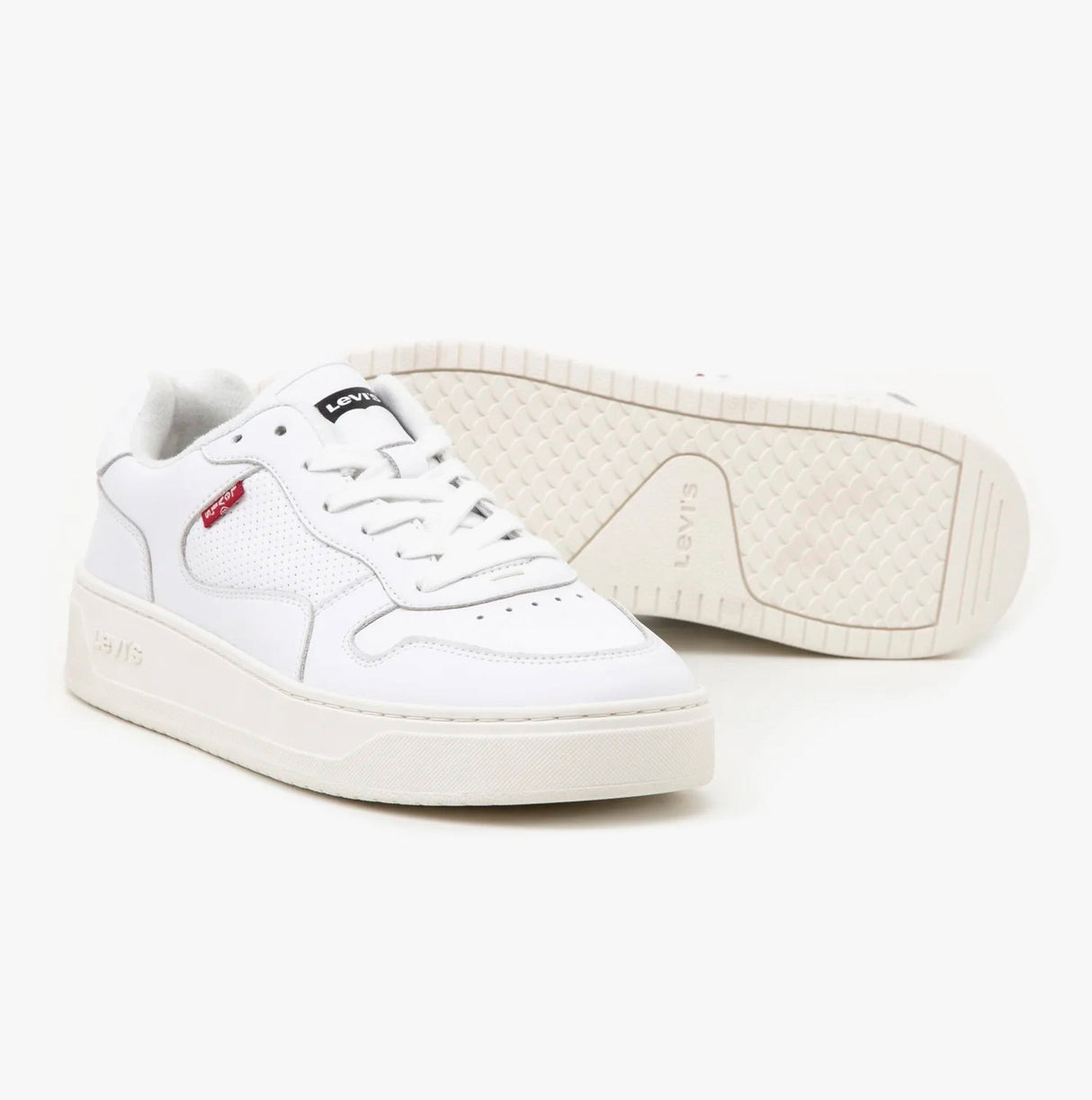 Levi's GLIDE Mens Trainers Regular White