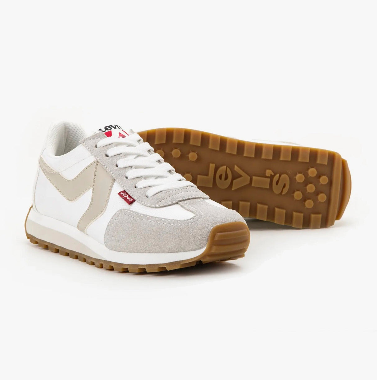 Levi's STRYDER RED TAB S Womens Trainers Regular White