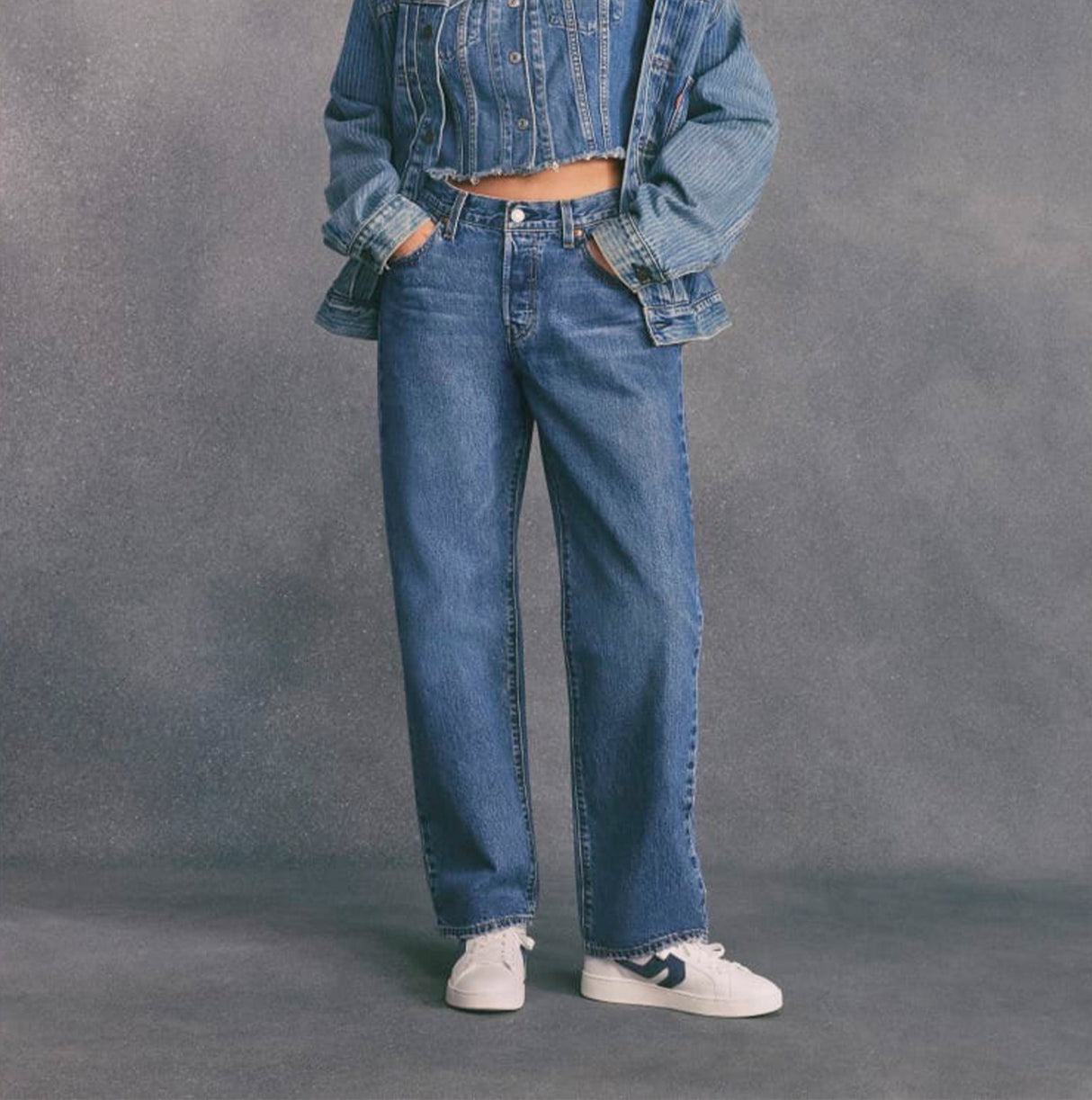 Levi's SWIFT S Womens Trainers Regular White/Black