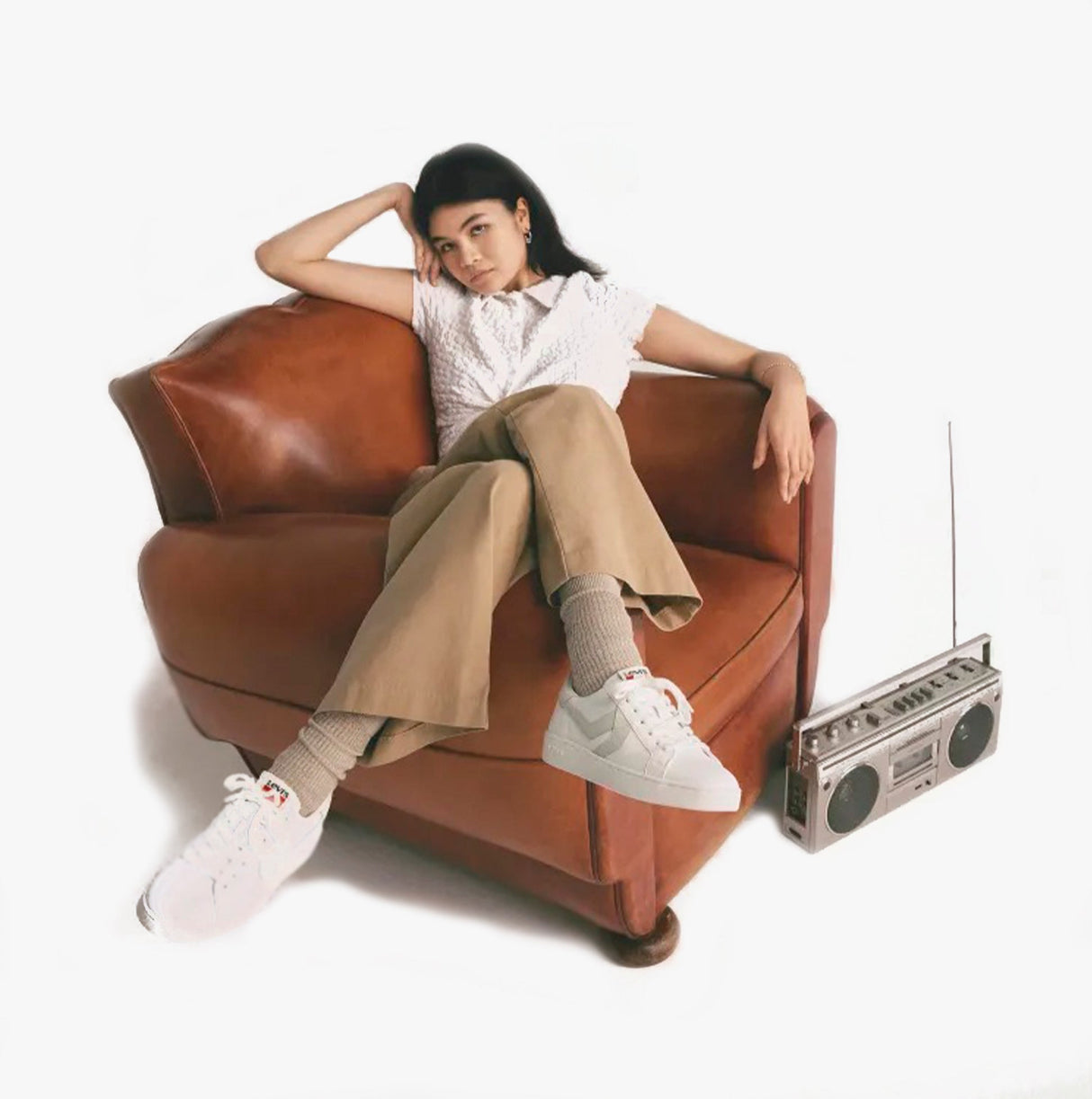 Levi's SWIFT S Womens Trainers Regular White