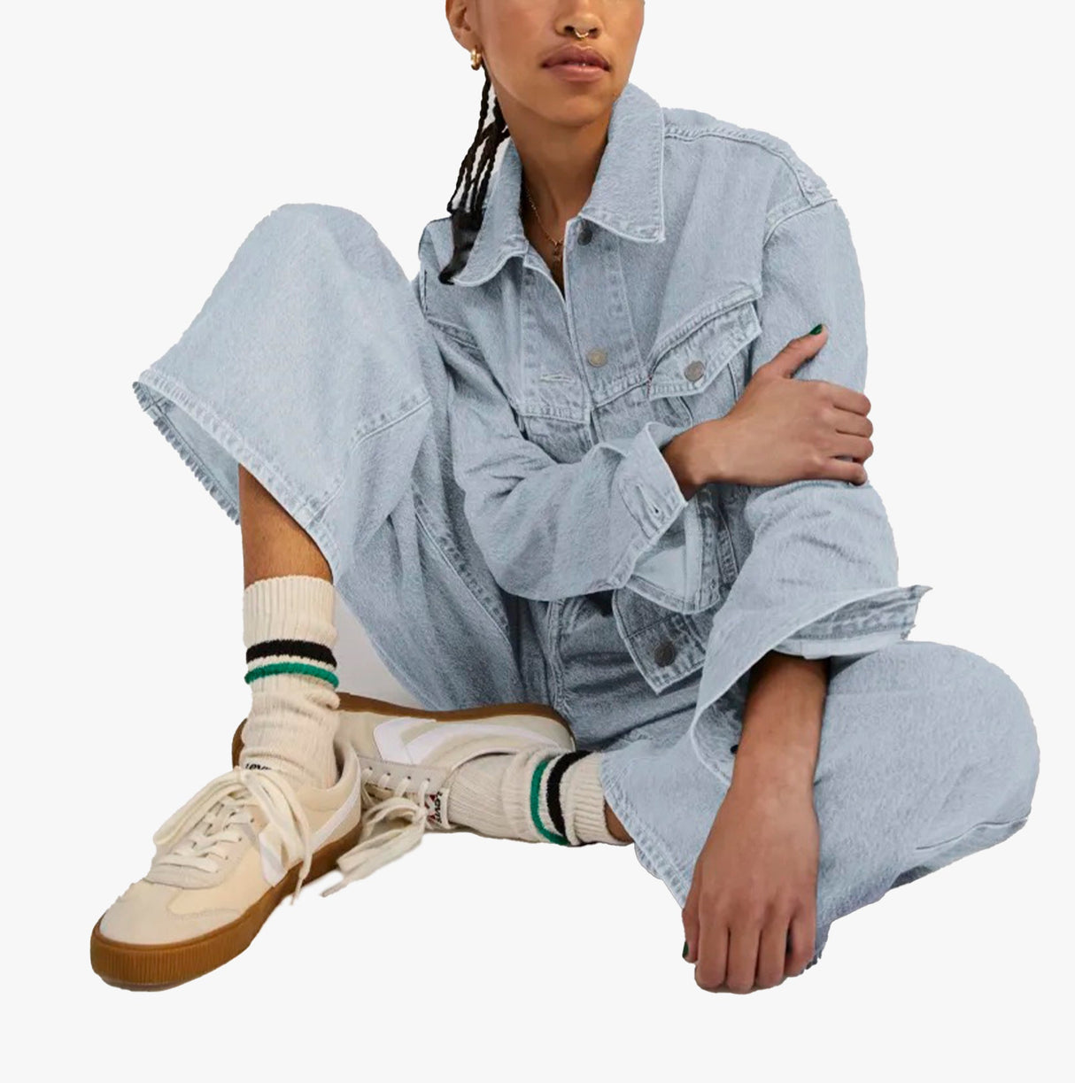 Levi's SNEAK S Womens Trainers Fog