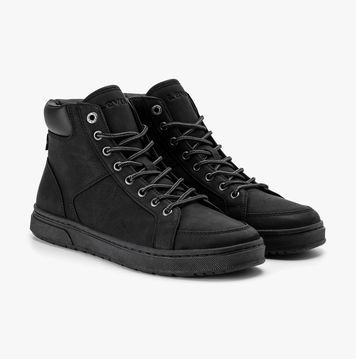 Levi's PIPER MID Mens Trainers Full Black