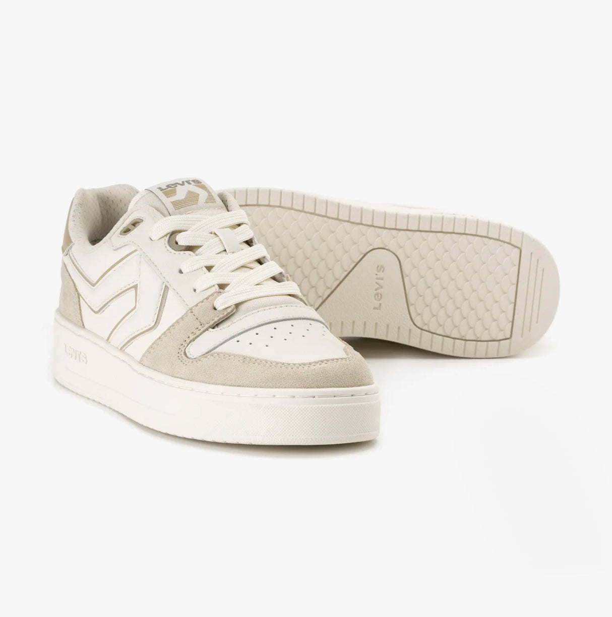 Levi's GLIDE L Womens Trainers Ecru