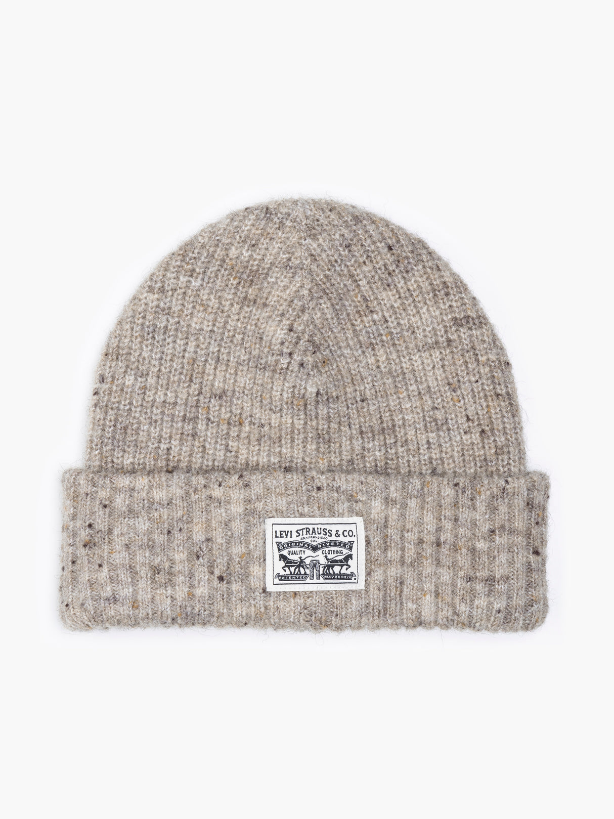 Levi's BACKPATCH BEANIE Mens Ecru