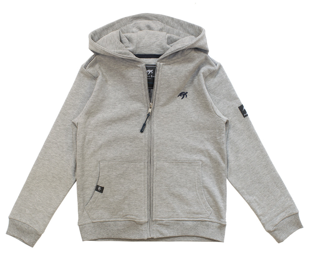 Childrens Boatyard Full Zip Hood - Grey
