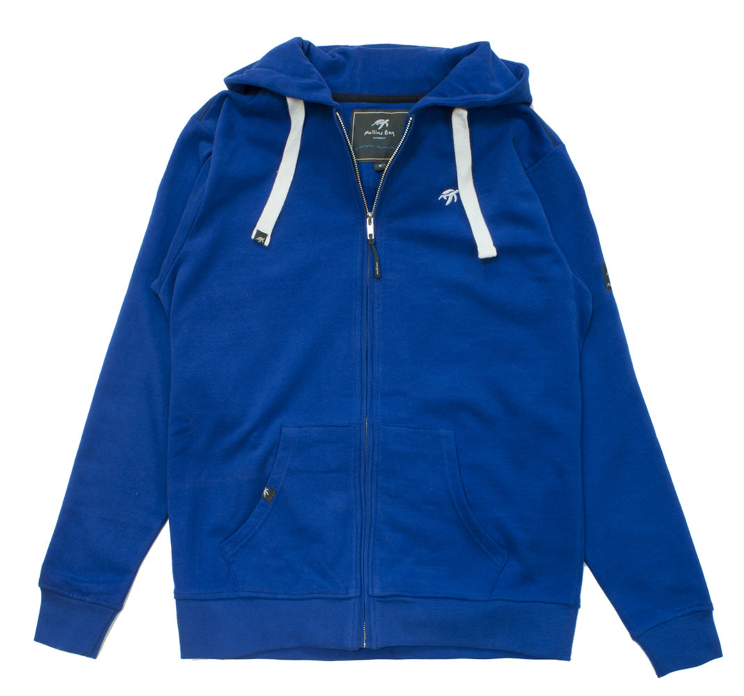 Unisex Boatyard Full Zip Hoodie - Electric Blue