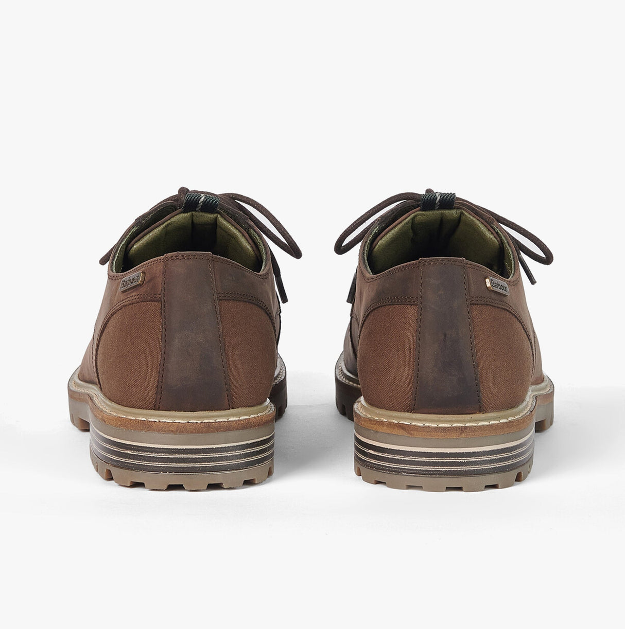 Barbour SANDSTONE Mens Derby Shoes Choco