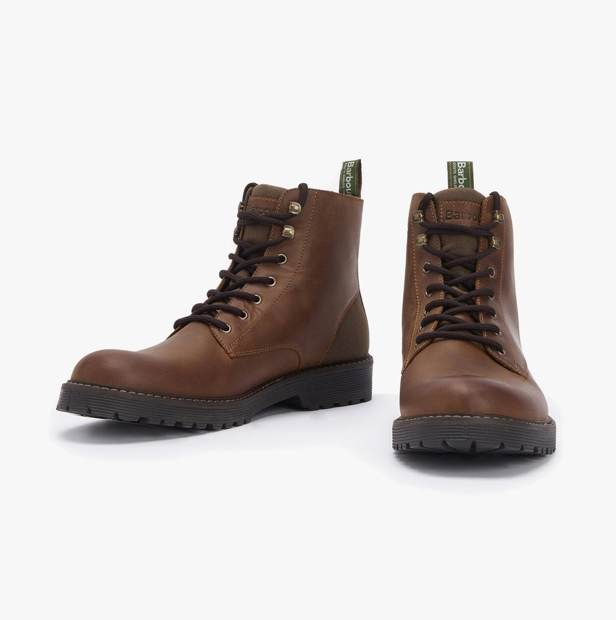 Barbour HARVEY Mens Derby Boots Teak