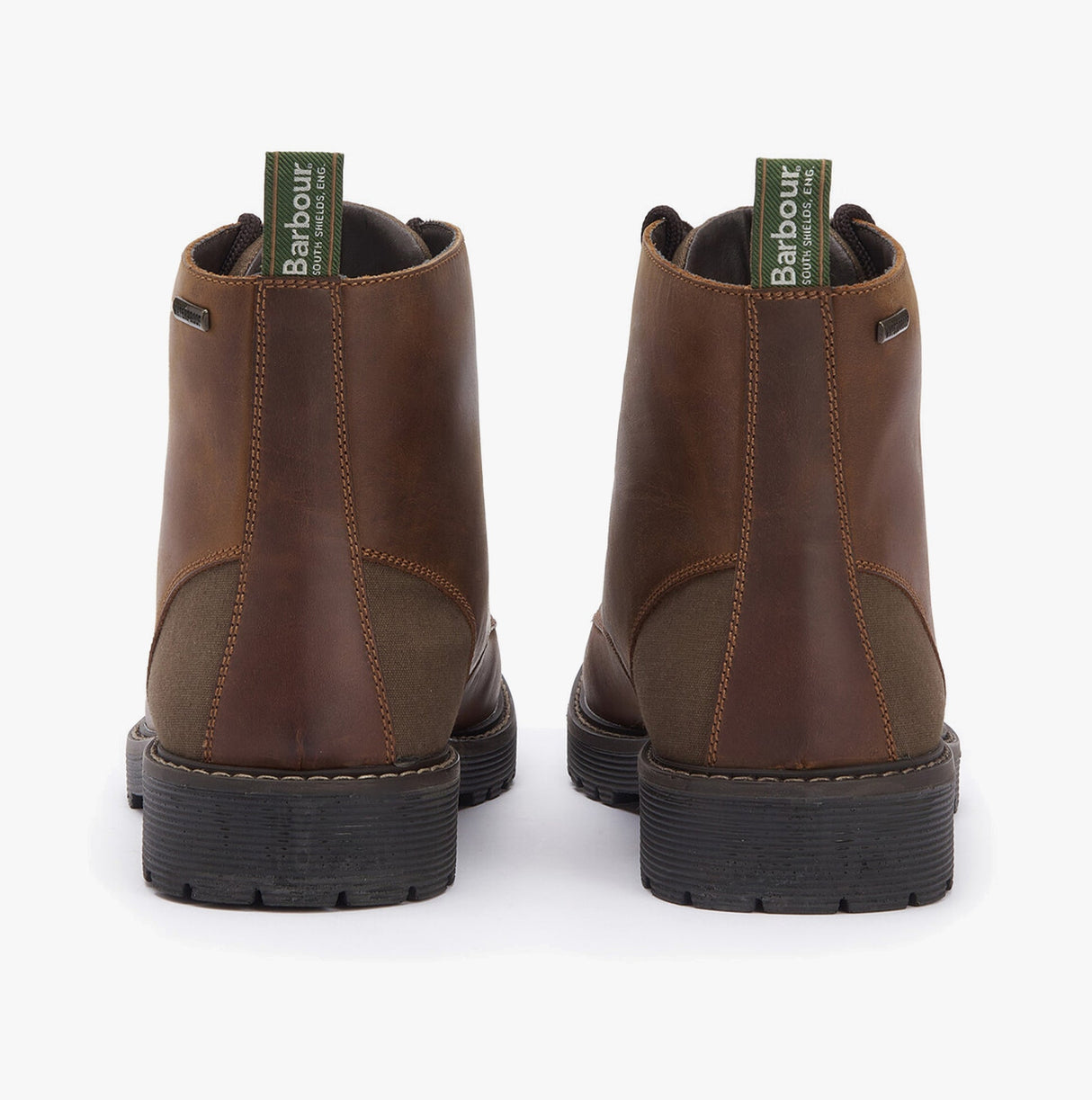 Barbour HARVEY Mens Derby Boots Teak