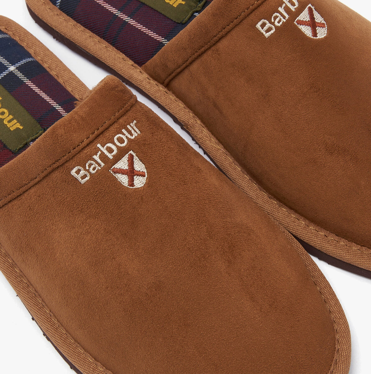 Barbour EVERITT Mens Mule Slippers Camel