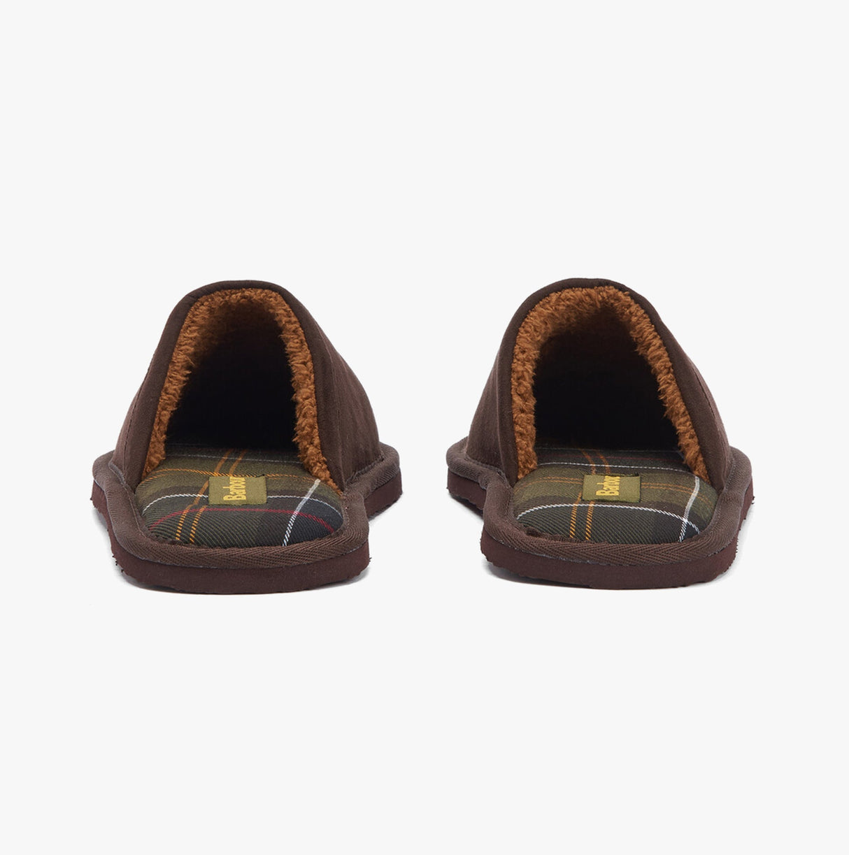 Barbour EVERITT Mens Mule Slippers Brown