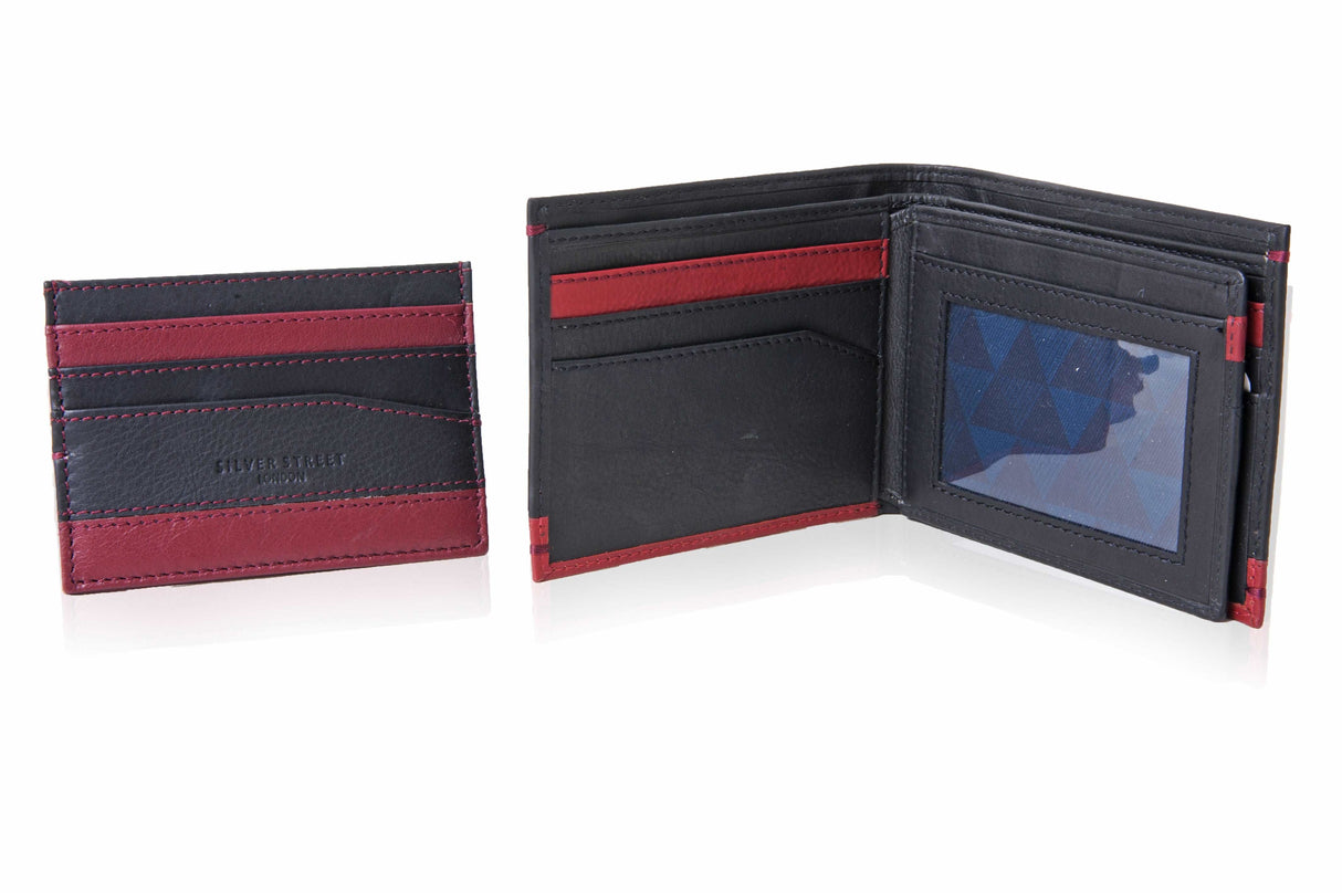 Silver Street London TURIN Mens Wallet Red