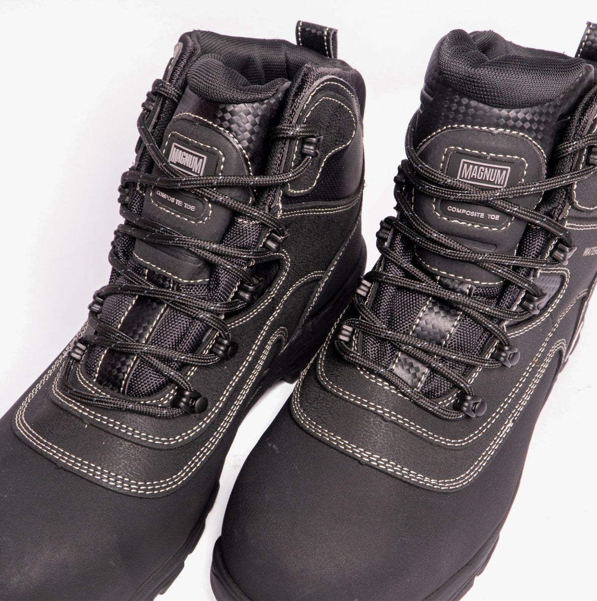 Magnum BROADSIDE 6.0 Mens Leather Industrial Safety Boots Black