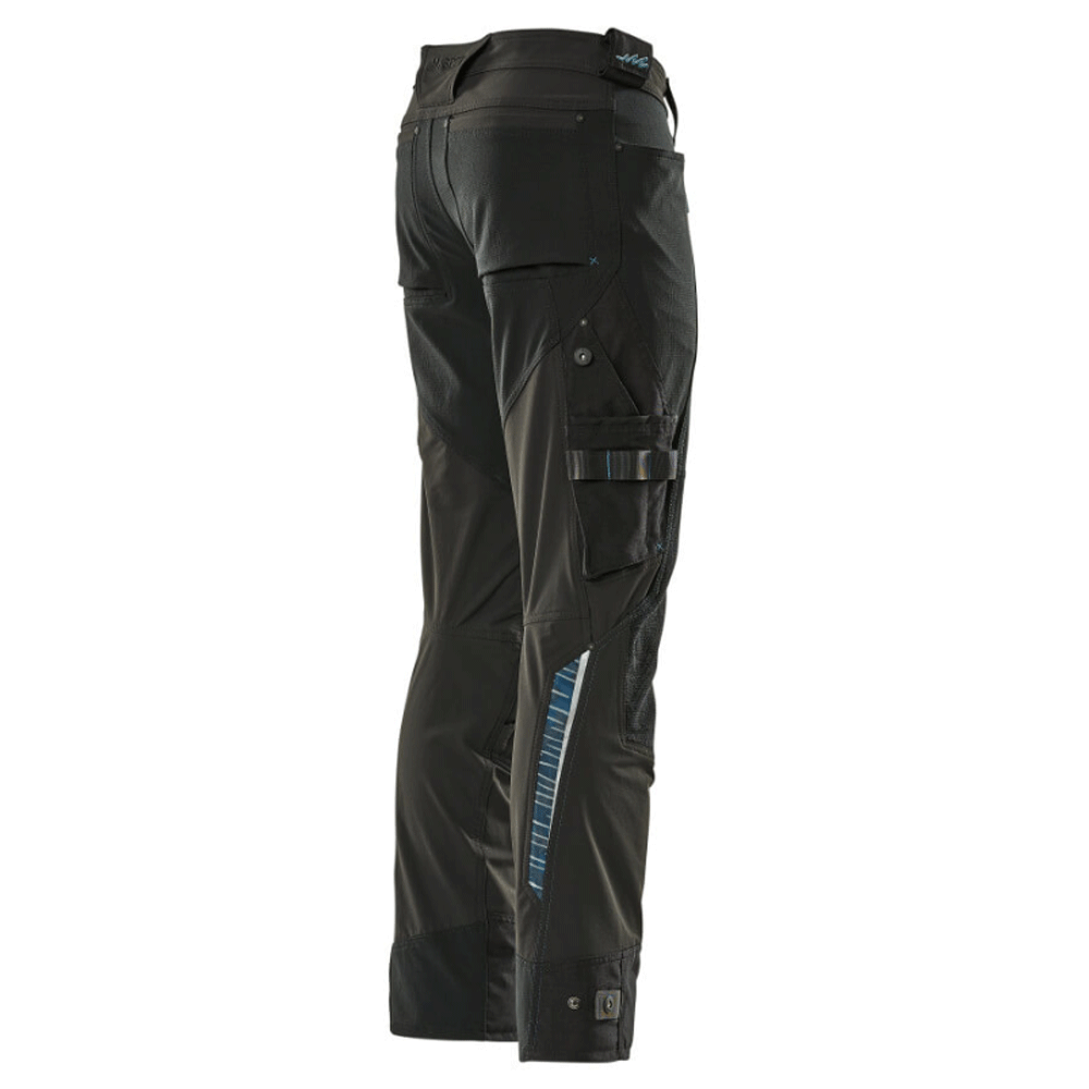 Mascot Adanced 17079 Water-Repellent Stretch Kneepad Work Trouser - Black 32" Waist, 30" Leg