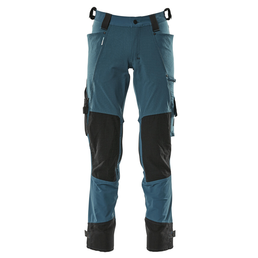 Mascot Adanced 17079 Water-Repellent Stretch Kneepad Work Trouser Petrol Blue