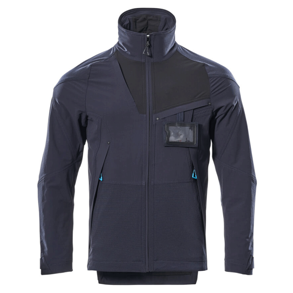 Mascot Advanced 17101 Water-Repellent Lightweight Stretch Work Jacket Dark Navy Small