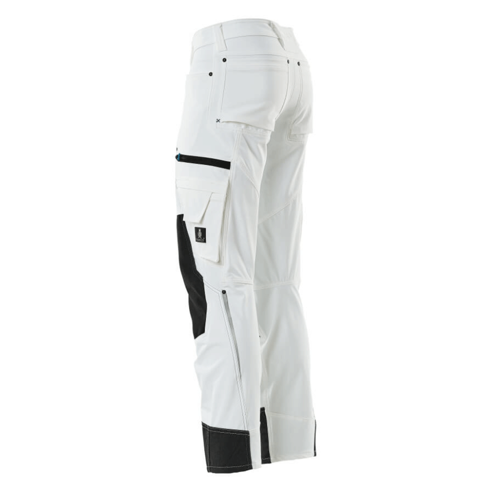Mascot Advanced 17179 Ultimate Stretch Kneepad Work Trousers White