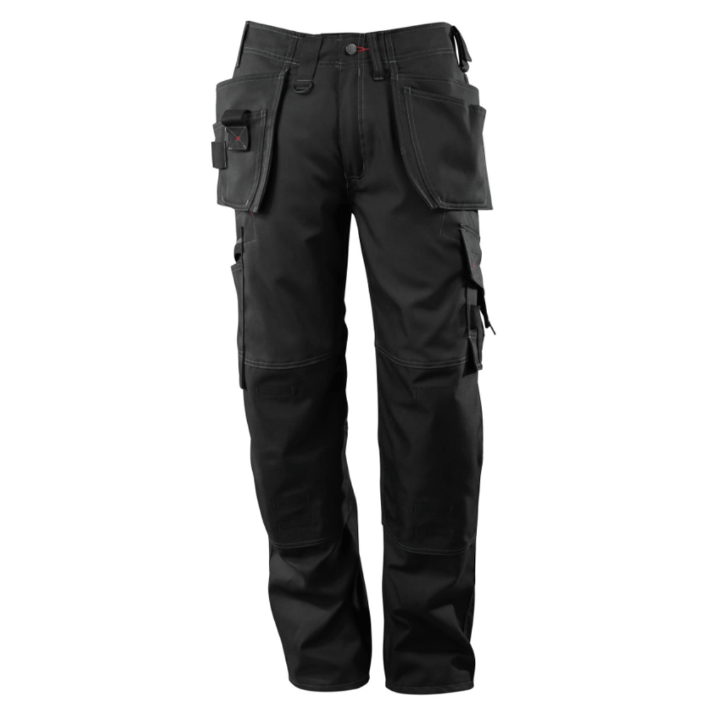 Mascot Lindos 07379 Kneepad Holster Pocket Work Trousers Black