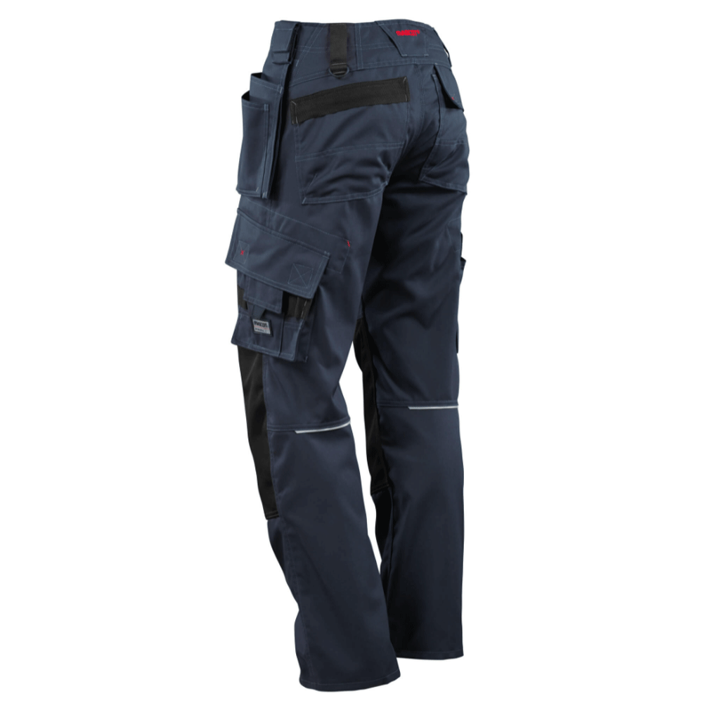 Mascot Lindos 07379 Kneepad Holster Pocket Work Trousers Navy Blue