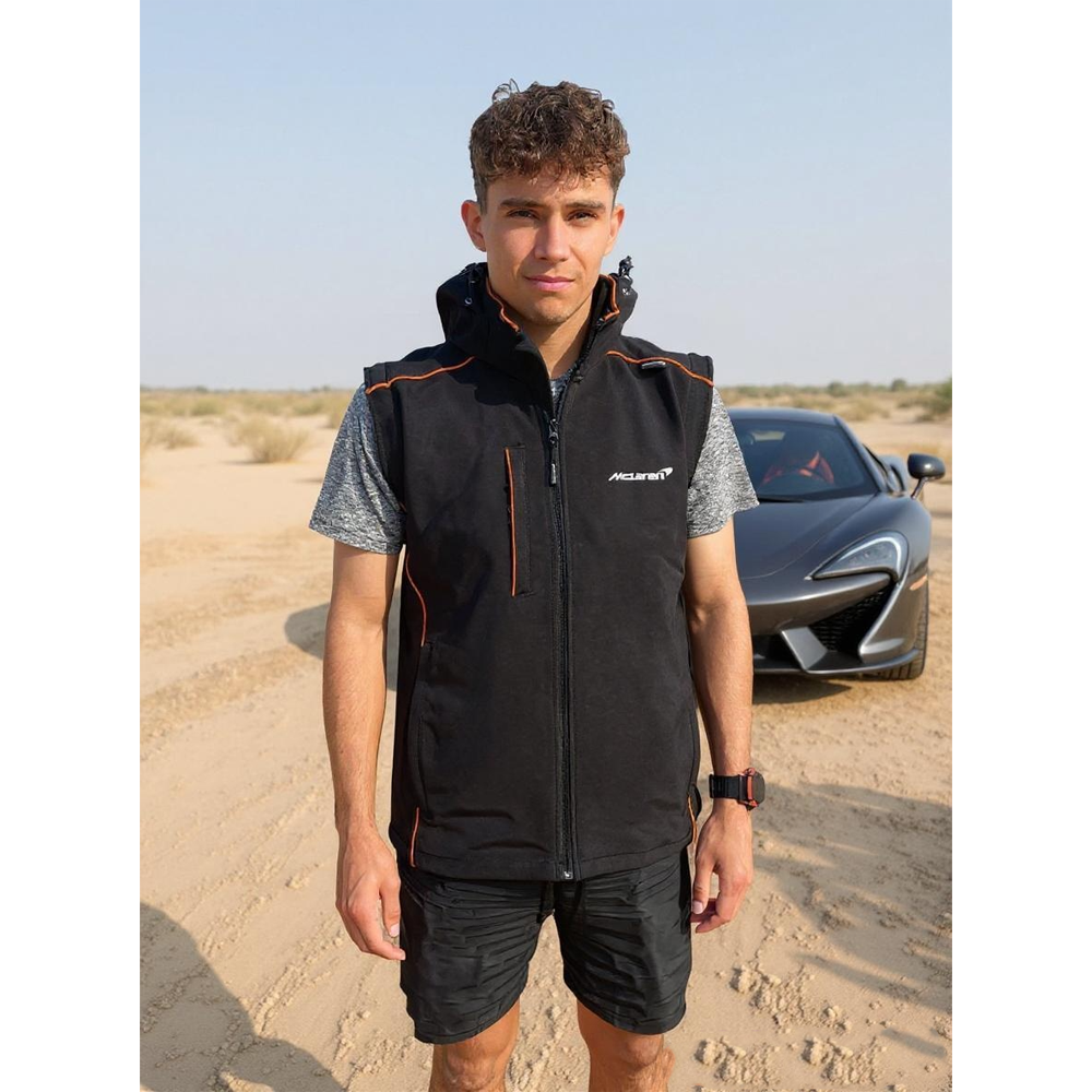 McLaren Water Repellent Stretch Softshell Jacket / Gilet - Official Workwear RRP £109.95