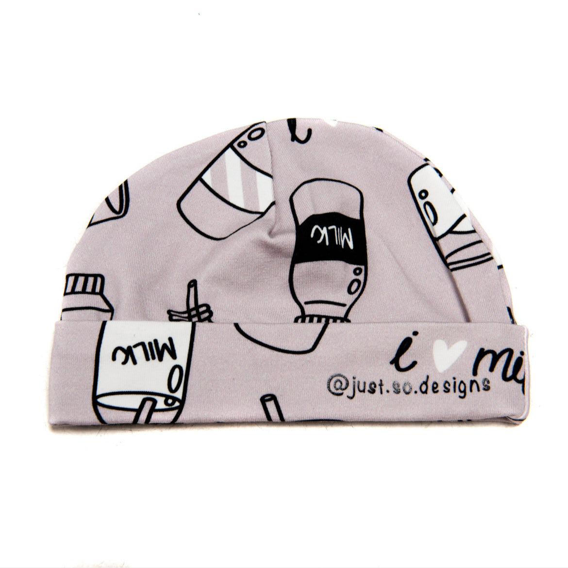 Milk Love Newborn Hat