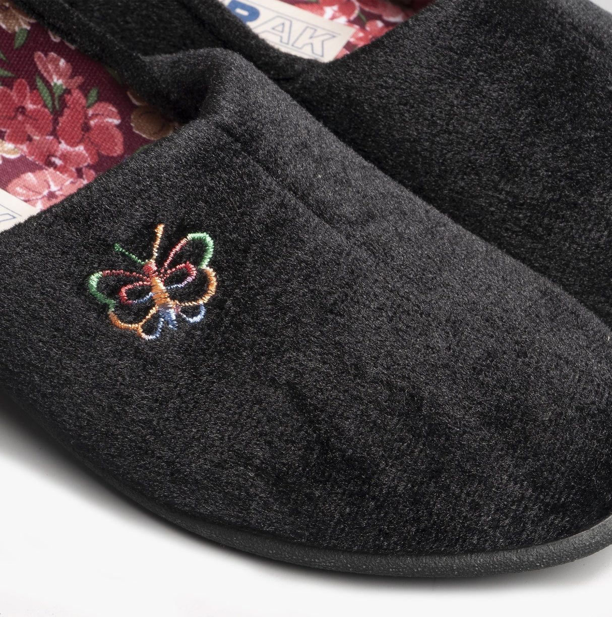 Mirak BOUQUET Womens Slippers Black