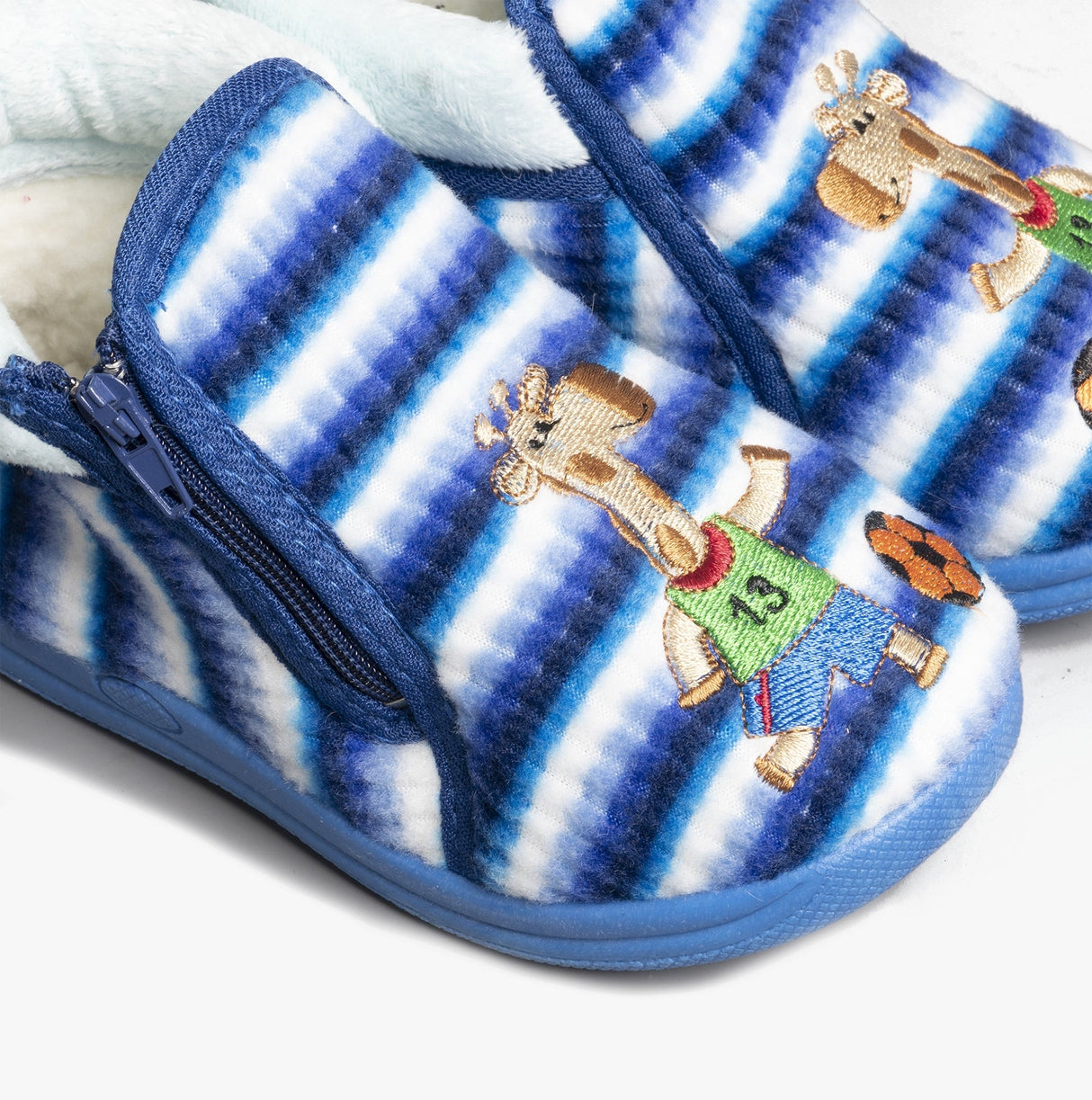 Mirak SAFARI Boys Boot Slippers Blue