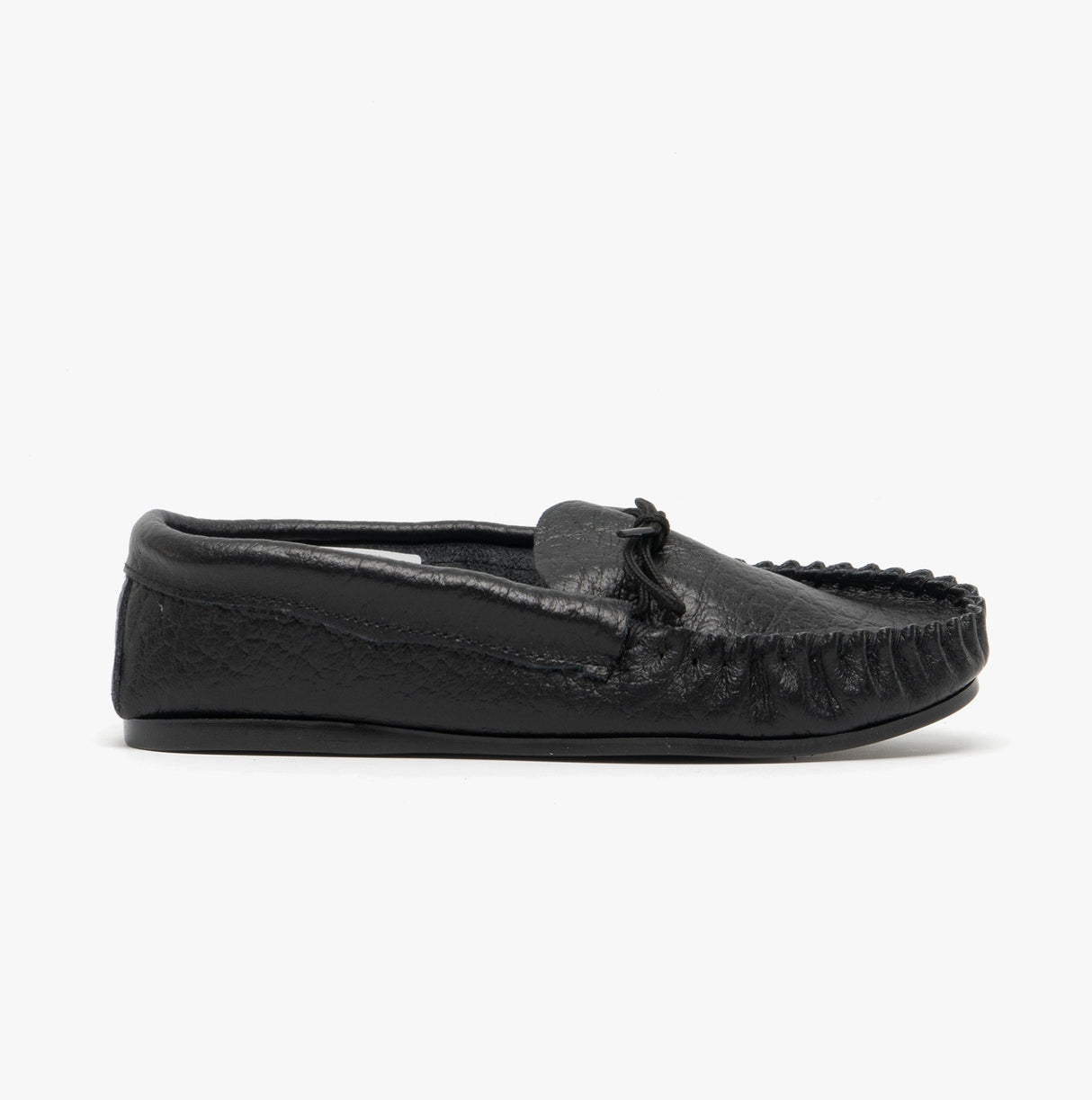 Mokkers GORDON Mens Leather Moccasins Black