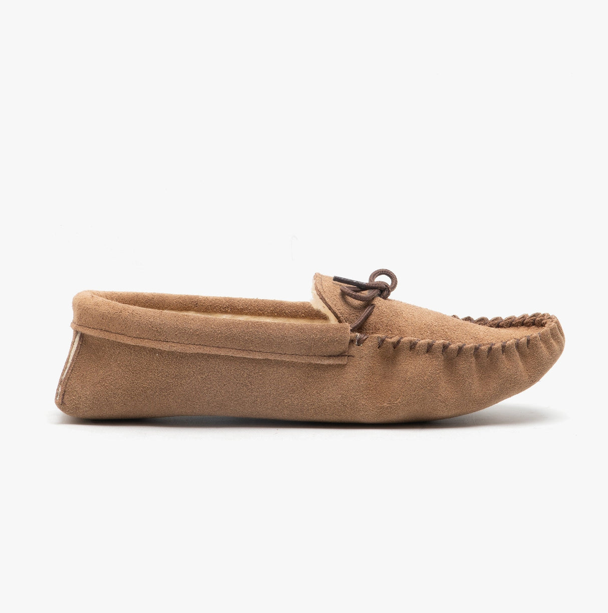 Mokkers JAKE Mens Suede Moccasins Taupe