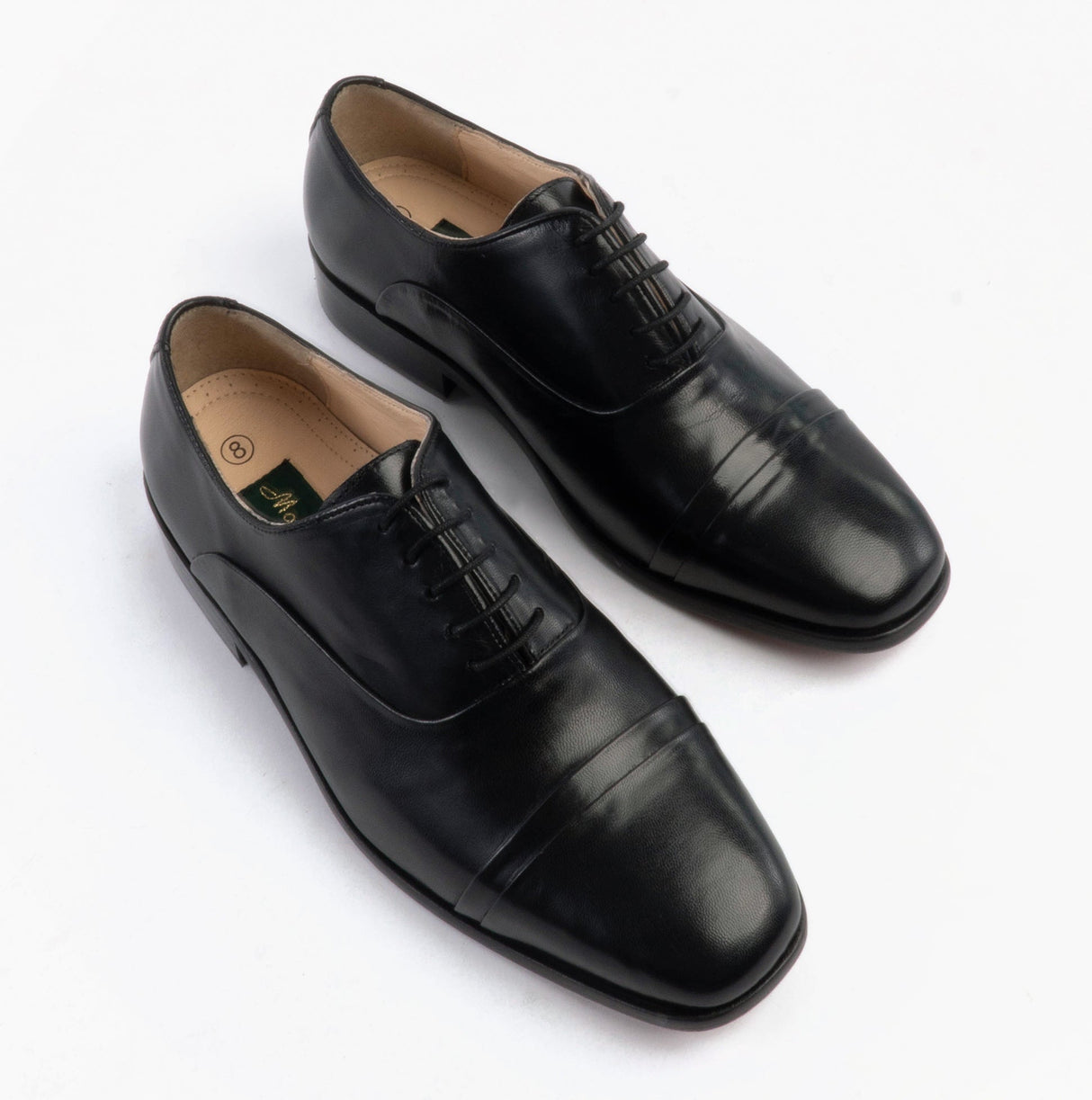 Montecatini ADRIAN Mens Capped Oxford Shoes Black