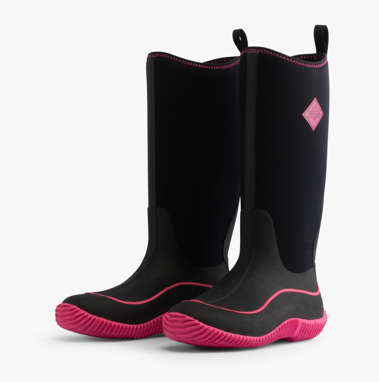 Muck Boots HALE Womens Wellington Boots Black/Pink
