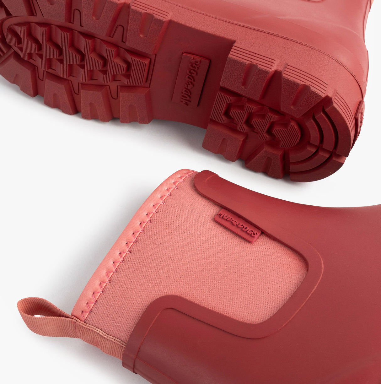 Mud Dogs BROOKE Womens Ankle Neoprene Wellies Pink