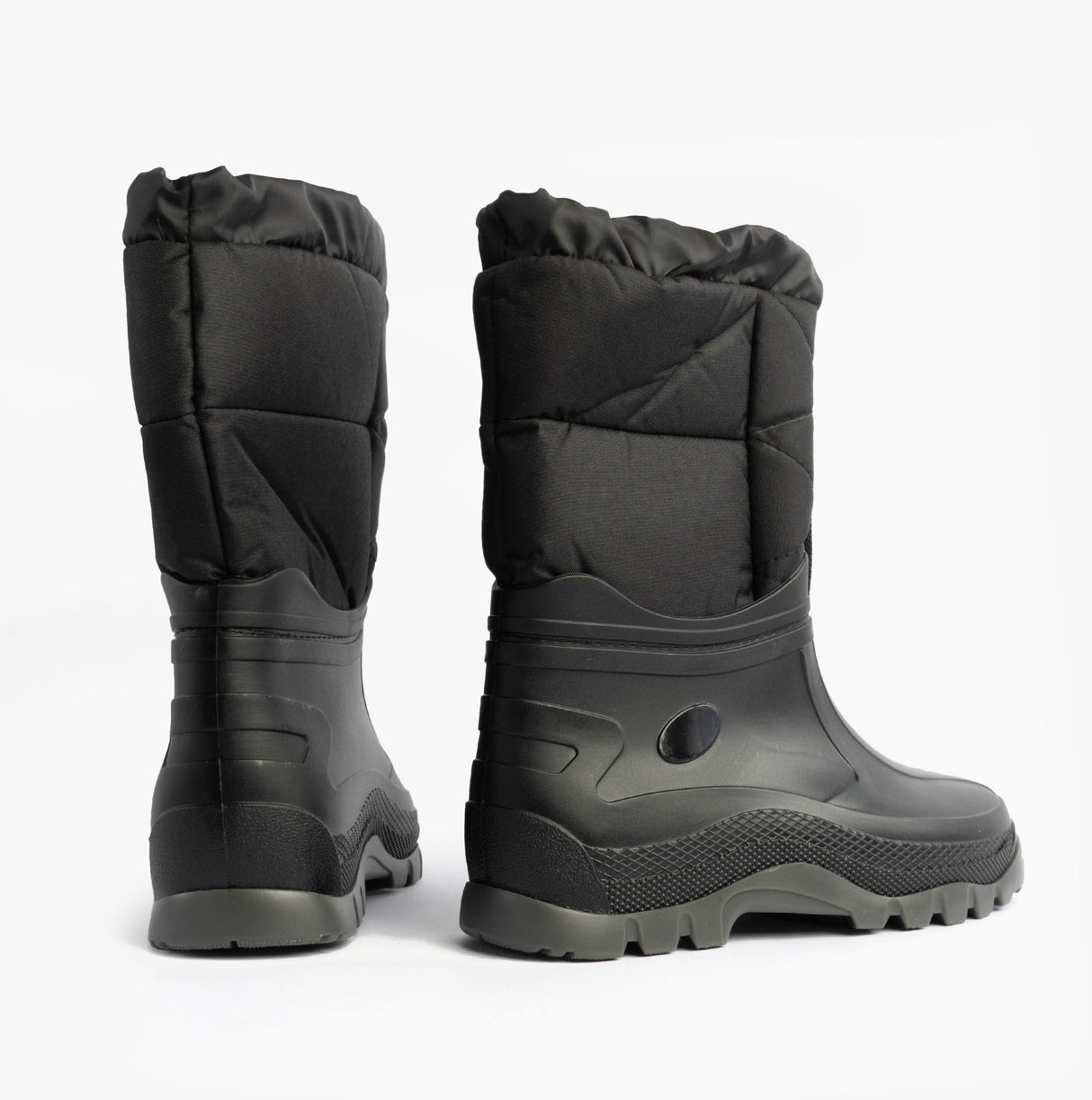 Mud Dogs NORDIC Mens Warm Lined Boots Black