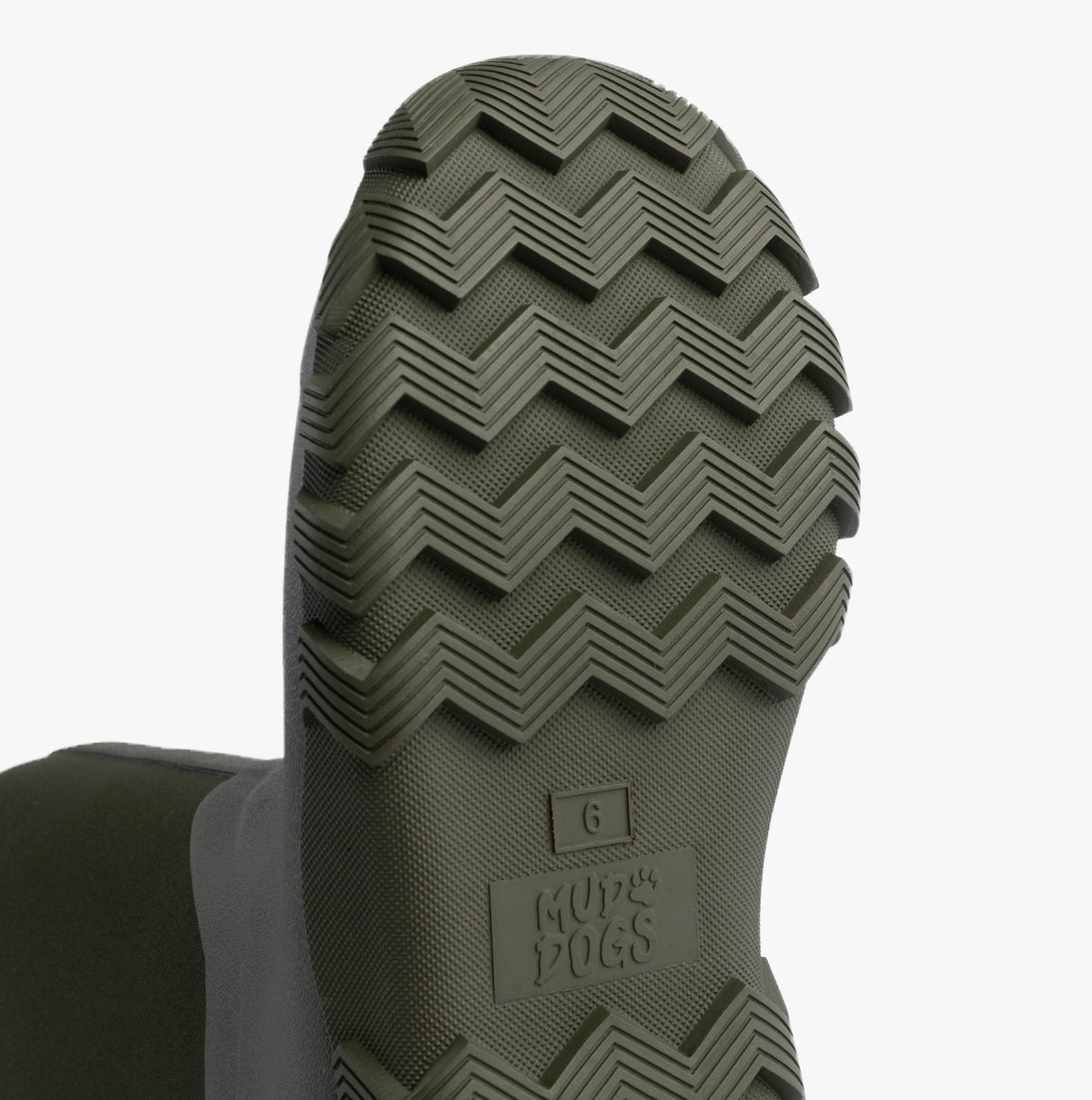Mud Dogs RUTLAND TALL Neoprene Wellies Olive
